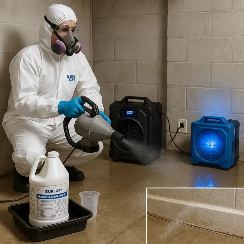 Sanitization and Odor Removal process in Santa Claus, IN
