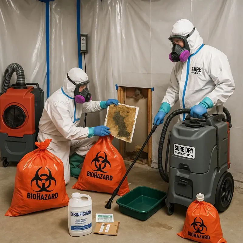 Contaminated Water Handling Protocols process in Santa Claus, IN