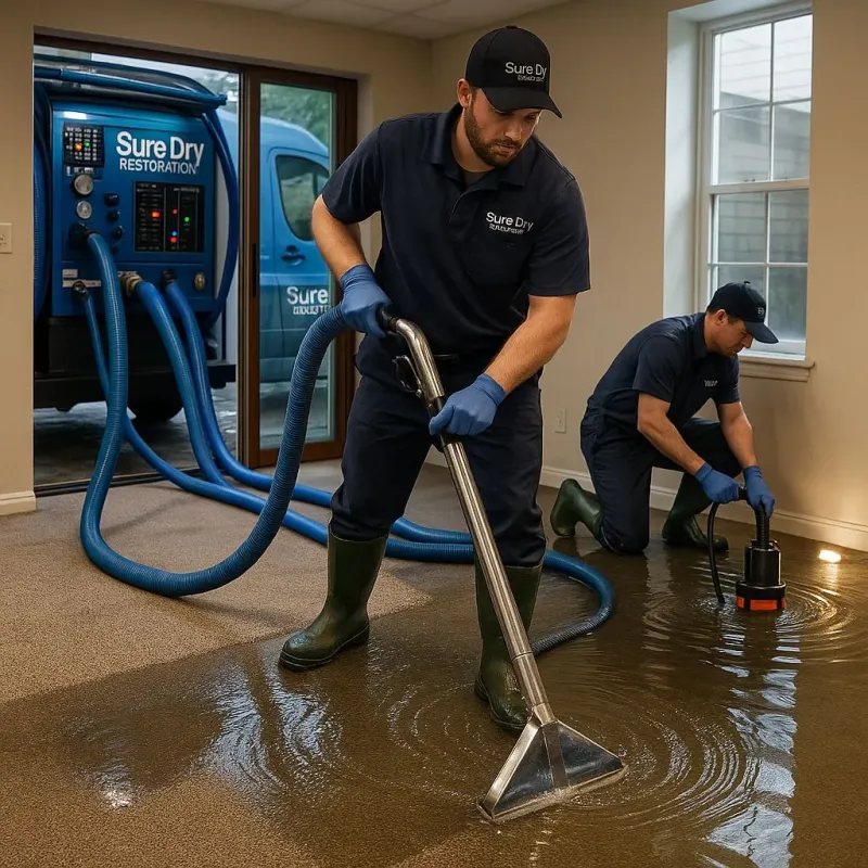 Water Extraction and Removal process in Santa Claus, IN